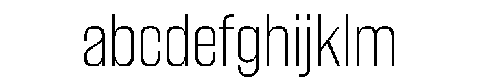 WorkhorseGothic2 ExtraLight Instance FONT