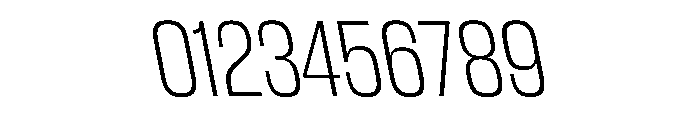 WorkhorseGothic2 ExtraLightReverse Instance Font OTHER CHARS