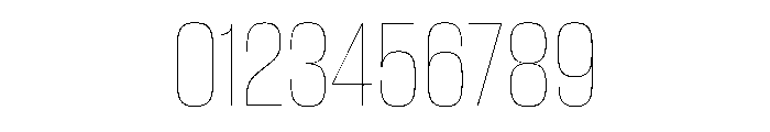 WorkhorseGothic2 Hairline Instance Font OTHER CHARS