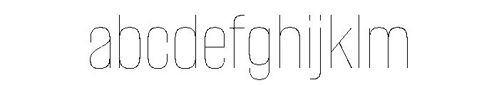 WorkhorseGothic2 Hairline Instance FONT