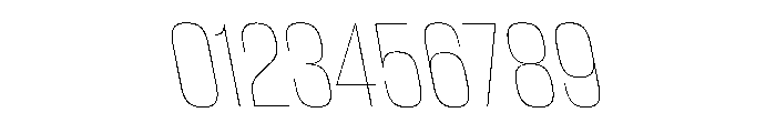 WorkhorseGothic2 HairlineReverse Instance Font OTHER CHARS