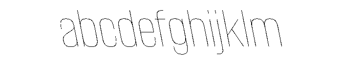 WorkhorseGothic2 HairlineReverse Instance FONT