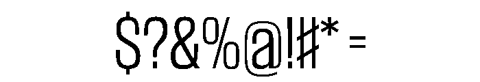 WorkhorseGothic2 Light Instance Font OTHER CHARS