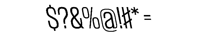 WorkhorseGothic2 LightReverse Instance Font OTHER CHARS