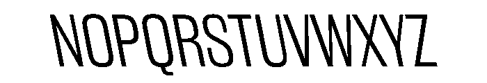 WorkhorseGothic2 LightReverse Instance Font UPPERCASE