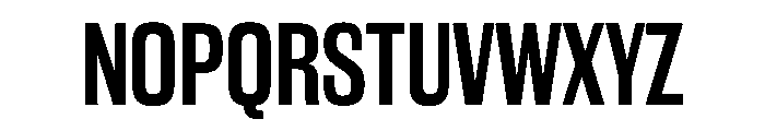 WorkhorseGothic2 Semibold Instance Font UPPERCASE