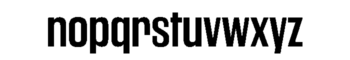 WorkhorseGothic2 Semibold Instance Font LOWERCASE