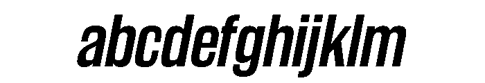 WorkhorseGothic2 SemiboldOblique Instance FONT