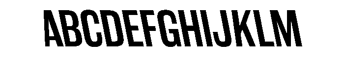 WorkhorseGothic2 SemiboldReverse Instance Font UPPERCASE