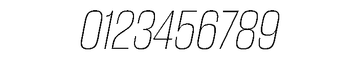 WorkhorseGothic2 ThinOblique Instance Font OTHER CHARS