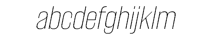 WorkhorseGothic2 ThinOblique Instance FONT