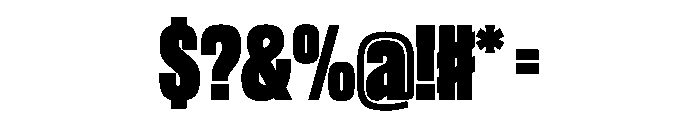 WorkhorseGothic2 Ultra Instance Font OTHER CHARS
