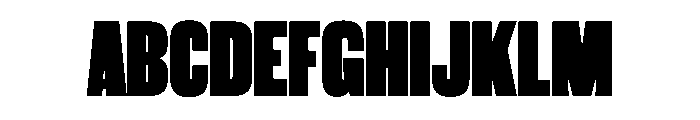 WorkhorseGothic2 Ultra Instance Font UPPERCASE