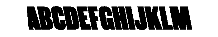 WorkhorseGothic2 UltraReverse Instance Font UPPERCASE
