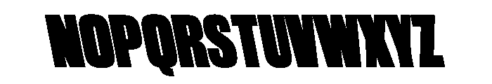 WorkhorseGothic2 UltraReverse Instance Font UPPERCASE