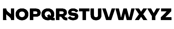 WorkhorseNouveau Black Instance Font UPPERCASE