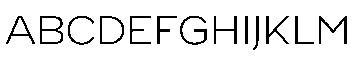 WorkhorseNouveau Light Instance Font UPPERCASE