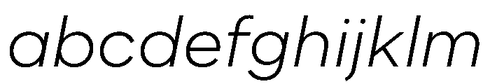WorkhorseNouveau LightOblique Instance FONT