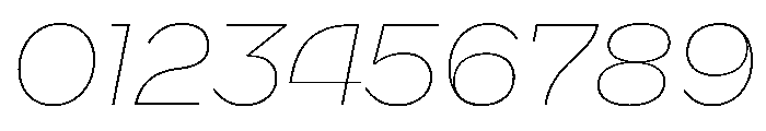 WorkhorseNouveau ThinOblique Instance Font OTHER CHARS
