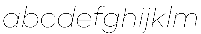 WorkhorseNouveau ThinOblique Instance FONT