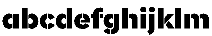 WorkhorseNouveauStencil BlackMed Instance FONT
