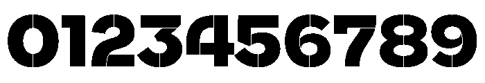 WorkhorseNouveauStencil BlackMin Instance Font OTHER CHARS