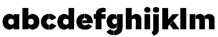 WorkhorseNouveauStencil BlackMin Instance FONT