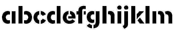 WorkhorseNouveauStencil BoldMax Instance FONT