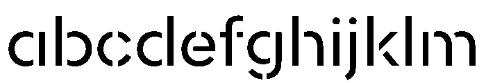 WorkhorseNouveauStencil BookMax Instance FONT