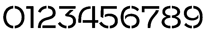 WorkhorseNouveauStencil BookMed Instance Font OTHER CHARS