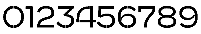 WorkhorseNouveauStencil BookMin Instance Font OTHER CHARS