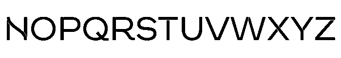 WorkhorseNouveauStencil BookMin Instance Font UPPERCASE