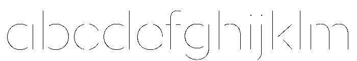 WorkhorseNouveauStencil HairlineMax Instance FONT