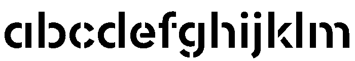 WorkhorseNouveauStencil SemiboldMax Instance FONT