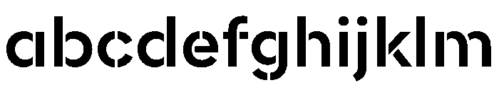 WorkhorseNouveauStencil SemiboldMed Instance FONT