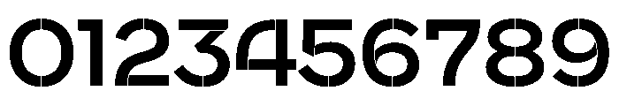 WorkhorseNouveauStencil SemiboldMin Instance Font OTHER CHARS