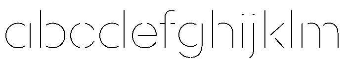 WorkhorseNouveauStencil ThinMax Instance FONT