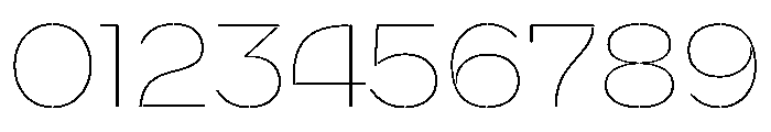 WorkhorseNouveauStencil ThinMin Instance Font OTHER CHARS