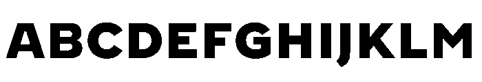 WorkhorseNouveauTracking BlackKindaLoose Instance Font UPPERCASE