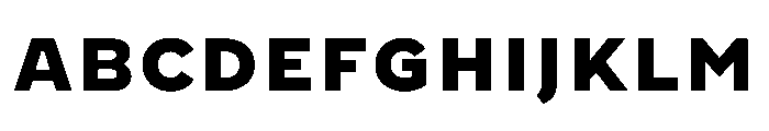 WorkhorseNouveauTracking BlackLoose Instance Font UPPERCASE