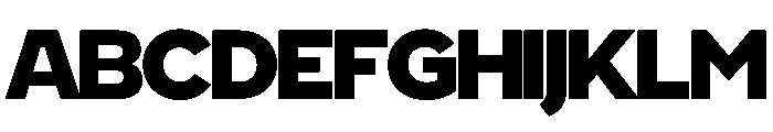 WorkhorseNouveauTracking BlackTight Instance Font UPPERCASE