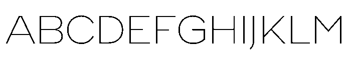 WorkhorseNouveauTracking ExtraLight Instance Font UPPERCASE