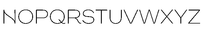 WorkhorseNouveauTracking ExtraLight Instance Font UPPERCASE