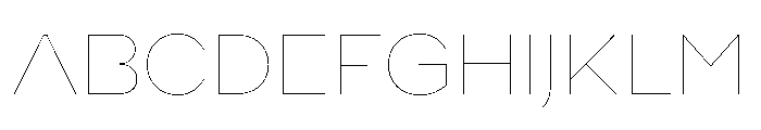 WorkhorseNouveauTracking Hairline Instance Font UPPERCASE