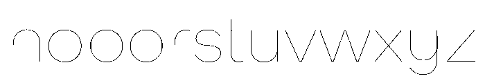 WorkhorseNouveauTracking Hairline Instance Font LOWERCASE