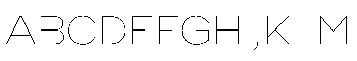 WorkhorseNouveauTracking Thin Instance Font UPPERCASE
