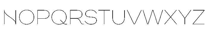 WorkhorseNouveauTracking Thin Instance Font UPPERCASE