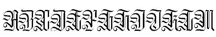 WorkhorseSaboneta Book Instance Font UPPERCASE