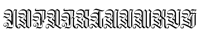 WorkhorseSaboneta Book Instance Font UPPERCASE