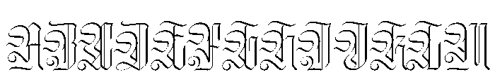 WorkhorseSaboneta ExtraLight Instance Font UPPERCASE